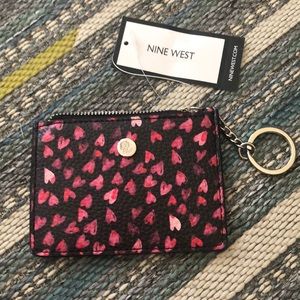 NINE WEST”Hidden Gem”wallet/card holder keychain